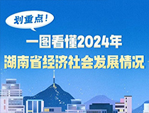 劃重點！一圖看懂2024年湖南省經濟社會發展情況